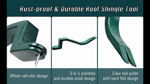 Watch Roof Shingles, Shingle Removal Tool, Roofing Tools on Amazon Live