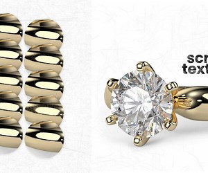 ArtStation - 10 Scratch Textures Pack for Realistic Jewelry Rendering | Game Assets