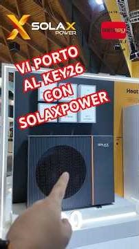 Vi porto al Key Energy 2026 con Solax Power @SolaXPowerItalia @SolaXPowerGlobal