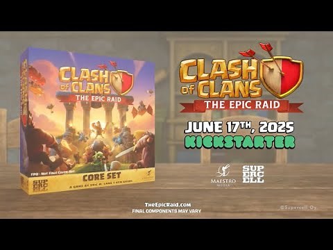Clash of Clans: The Epic Raid Trailer- On Kickstarter June 17th!