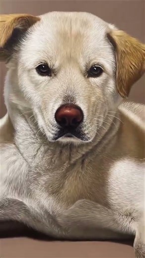 Custom Dog Portrait Oil Painting | Brushwork Detail #dogpainting #handpainted #portraitfeed