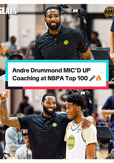 Andre Drummond coaching at NBPA Top 100 Camp mic'd up