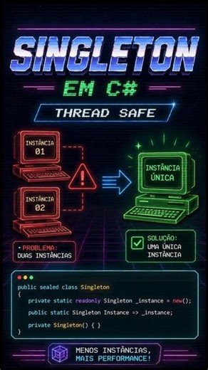 Singleton Thread Safe ⚡ C#