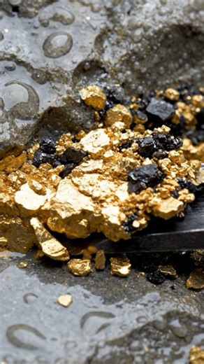 WOW! 😱😱 Gray Gold Quartz Rock! #goldrush #goldquartz #gold #goldmining