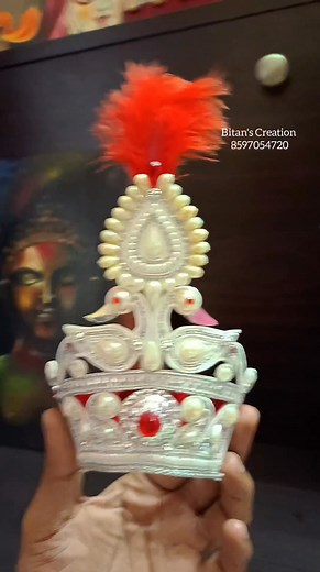Miniature gour nitai saaj making video 📷 & full look ❤️ Orderd work for Digbijoy Das from Assam ❤️ . . #bitanscreation #saaj #design #Jewellery #occasion #pujorkaj #gournitai #horinam #viralreelschallenge #necklace #monitizereels #viralchallenge #fbyシvideo | Bitangshu Singha