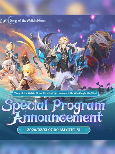 Hari Ini Tanggal 13 Februari 2026 Spesial Program Versi 6.4 Jam 19:00 WIB Dan bansos 300 Primo - - #genshinimpact #varka #beranda #templatecapcut #hoyoverse