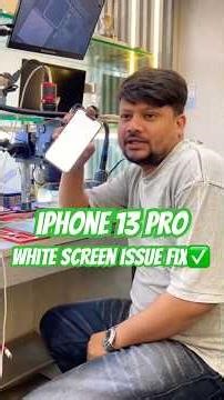 iPhone 13 White Screen Issue Fix 😱 Dead Display Repair