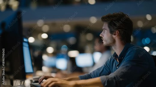 An open and adaptable office layout demonstrates how a flexible workspace for employees enhances communication, innovation, and daily productivity. cinematic color correction, natural uneven