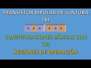 TRANSISTOR BIPOLAR DE JUNTURA, CONFIGURACIONES BÁSICAS Y REGIONES DE OPERACIÓN