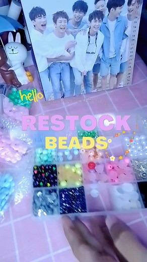 restock beads 😍💓 #beadsjewelry #smallbusiness #fyp #beads