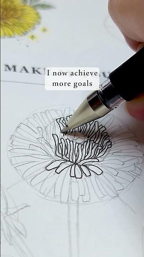 How I Draw Dandelion Flowers With A Simple Guide #art #flowerart