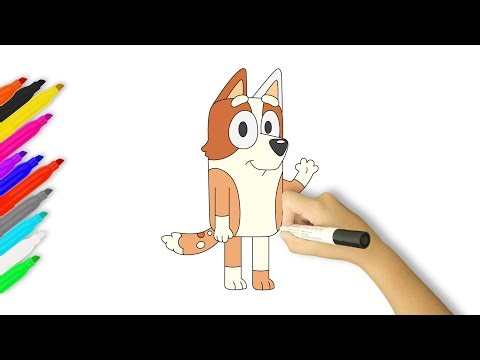 How to Draw Brandy | Bluey