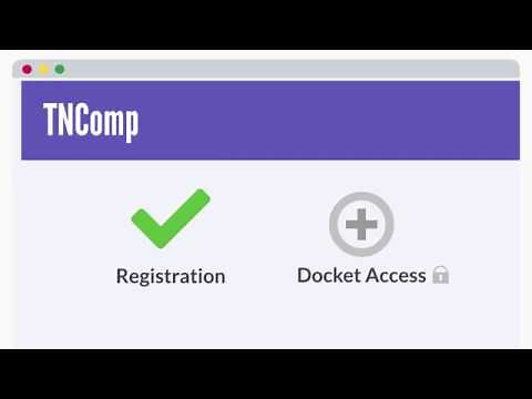How to Access a Docket on TNComp