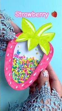 DIY Transparent Strawberry Toy 🍓 Colorful Balls Inside