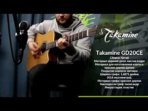 Электроакустическая гитара Takamine GD20CE