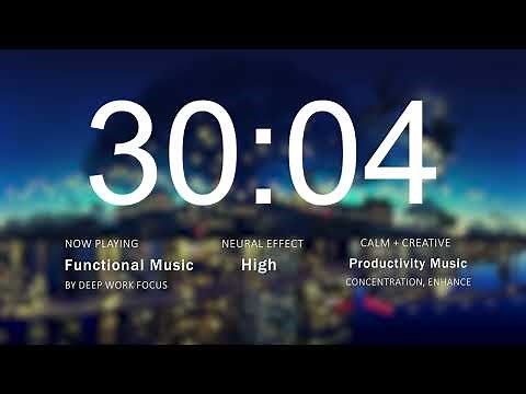 30 Minute Focus - Groovy⚡ Focus Wave⚡ Music for Maximum Focus and Concentration | Flow Beats