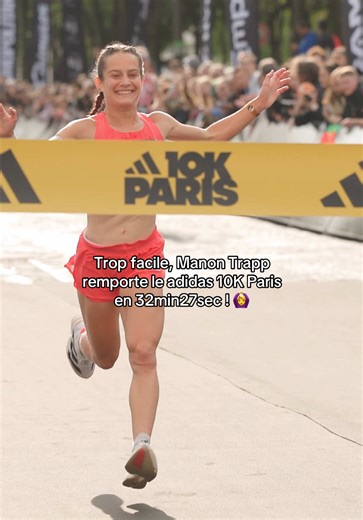 Manon Trapp remporte le adidas 10K Paris en 32 min 27 sec