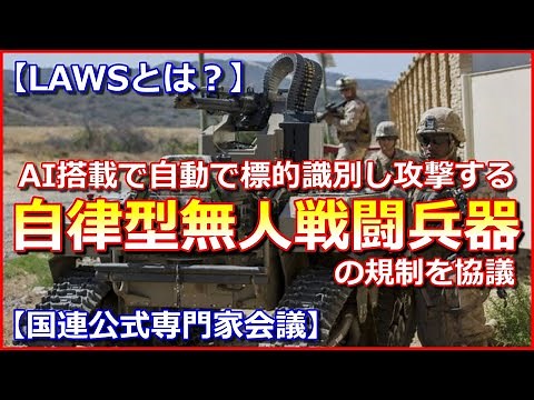 【国連公式専門家会議】AI搭載で自動で標的識別し攻撃する「ロボット兵器」の規制を協議【LAWSとは？】