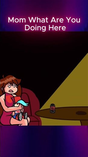 Mom What Are You Doing Here [FNF Animation] #fnf #fridaynightfunkin #shorts