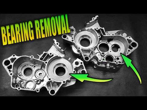 STOP Ruining Your Engine! The RIGHT Way to Remove Dirt Bike Bearings & Seals
