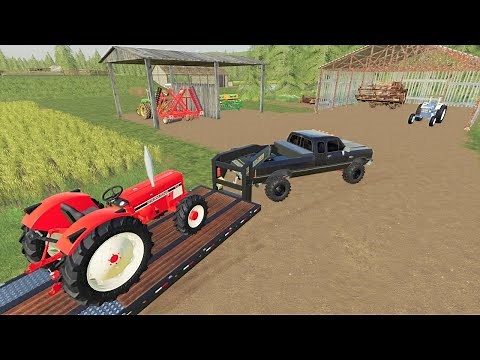 Buying new truck and tractor for our farm | Cutting hay | Back in my day 27 | Farming simulator 19