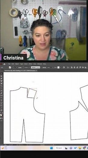 See how I remove the back shoulder dart in my sloper pattern!