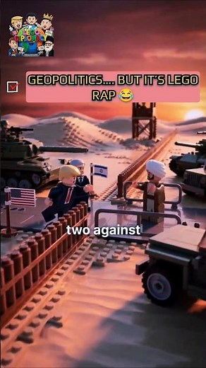This Lego Rap About US vs Iran Goes Hard 😭🔥#shorts