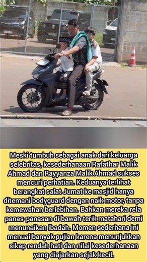 The humility of Rafathar and Rayyanza performing Friday prayers with their bodyguards. #rans #Raf...