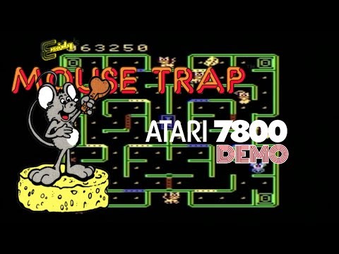 MOUSE TRAP ARCADE DEMO (ATARI 7800)