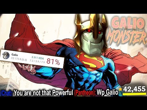 My Full Ap Pen Galio Build got 81% Win Ratio Top Lane and will CARRY ANY GAME just like THIS ONE!!!