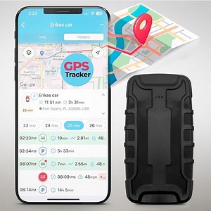 GPSnVision GPS Tracker for Vehicles with Built-in 3 Month Battery - Real Time GPS Tracker for Cars - iOS & Android - Hidden Magnetic Tracking Device for Cars, Fleets, Trailers - Subscription Required