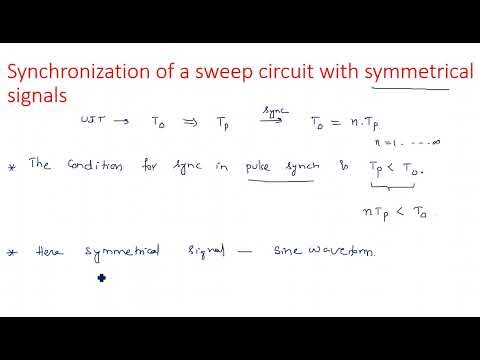 Sweep circuit | Synchronization | Symmetrical signals | PDC | Lec-123