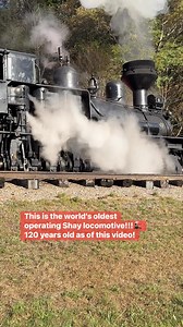 This is the world’s oldest operating Shay locomotive!!!🚂 120 years old as of this video! #trains #steamlocomotive #railroadhistory #bigtrains | Big Trains