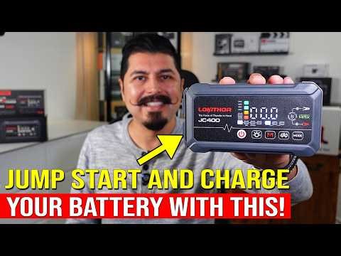 Lokithor JC400 Battery Charger PLUS Jump Starter Review