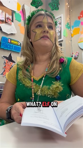 Ms. Pencils Away on Instagram: "Joke of the day: What do you call a Santa’s helper who always interrupts people?"