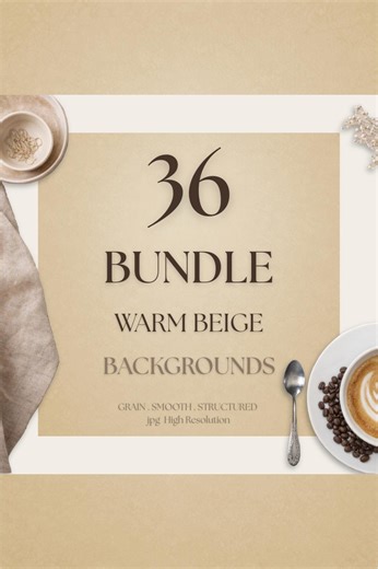 Textured Background Pack, Warm Beige Texture, Neutral Digital Paper, Photography Backdrop, Bundle 36 Images - Etsy