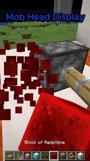 Mob Head Display Tutorial #minecraft #tutorial #viral