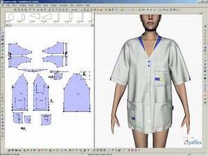 OptiTex software Stitching proces4