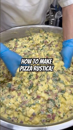 How to make pizza rustica!