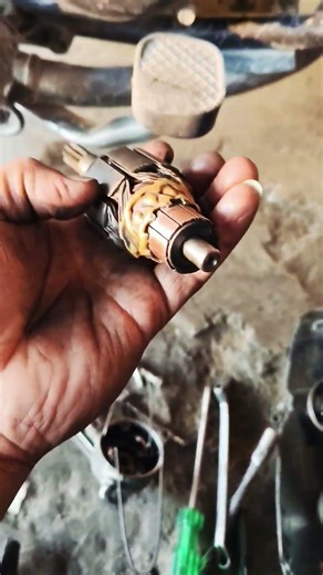 Hero super Splendor self motor problem solve tech tech noise self motor karben change