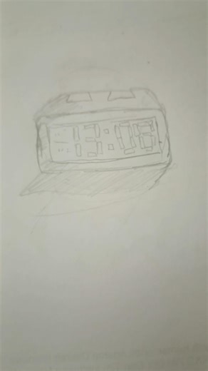 how to draw Digital Clocks #shorts #drawing #art #sketch #satisfying