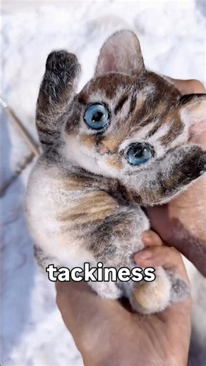 Why workers wear Gloves to touch this cat toy