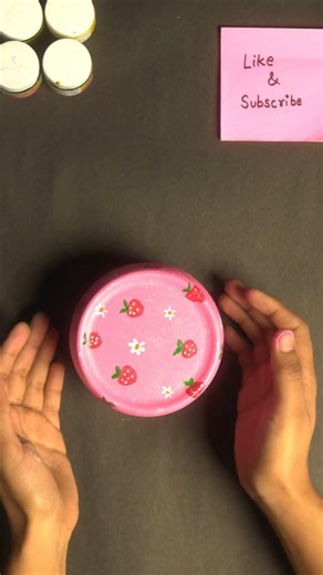 DIY Aesthetic Trinket Box Transformation | Strawberry & Daisy Painting 🍓🌼