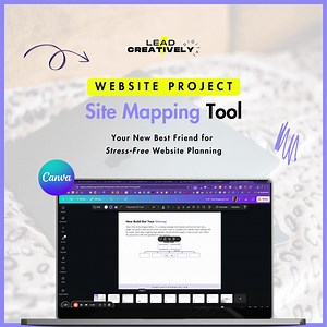 Website Project Site Mapping Tool | for Web Designers and Website Diyers | Canva Template - Etsy Canada