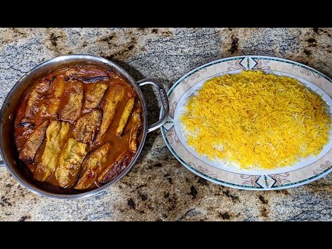 Khoresht Bademjan (Persian Eggplant Stew) | خورشت بادمجان