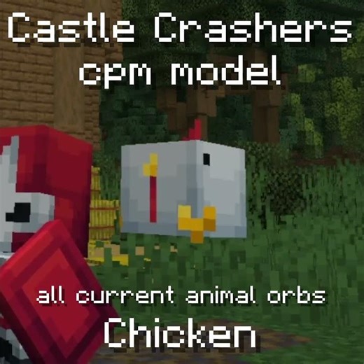 all current animal orbs #minecraft #castlecrashers #modded #shorts