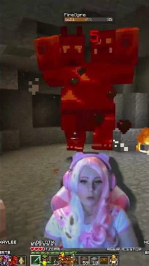 We defeated the Fire Ogre! 👹🔥 - Modded #Minecraft #CrazyCraft 🦑