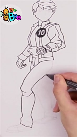 How to draw Ben 10 Ultimate #drawing #drawinganimals #drawingforkids