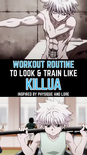 Killua Zoldyck Workout! #killuazoldyck #killuacosplay #killuazoldyckcosplay #hunterxhunter
