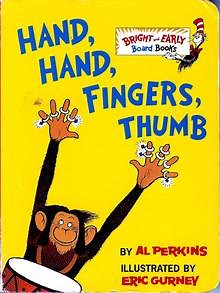 Hand, Hand, Fingers, Thumb: classic kids' book about drumming beatnik monkeys